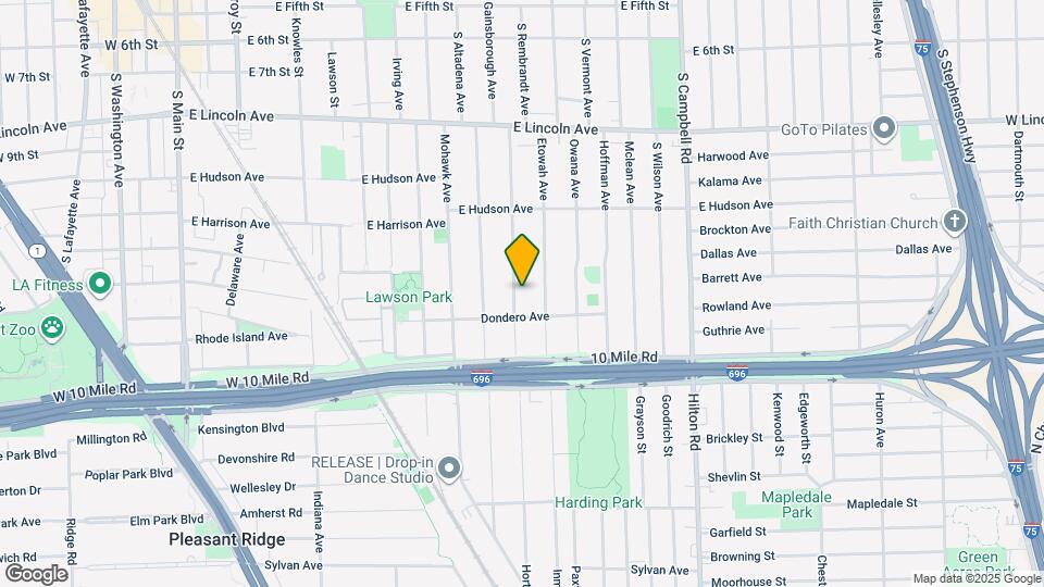 1325 Cherokee Ave Map and Location Details