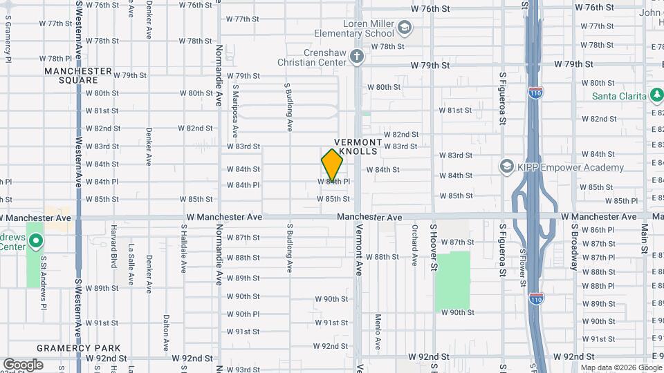 1038 W 84th Pl, Unit 1040.5 Mapa y Detalles de la Ubicación