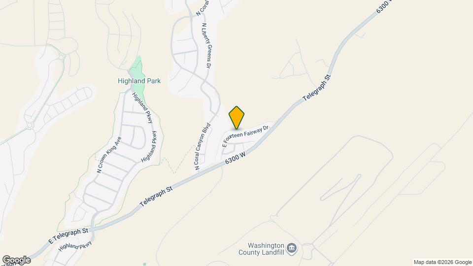 3241 E Fourteen Fairway Dr Map and Location Details