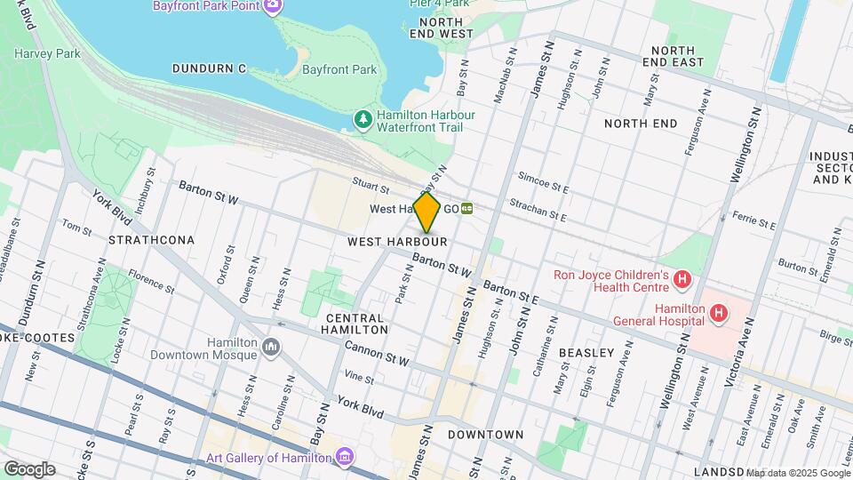 61 Murray St W Map and Location Details