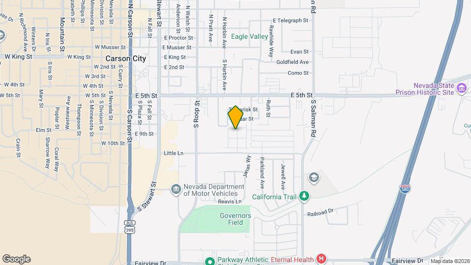 839 Centerville St Map and Location Details