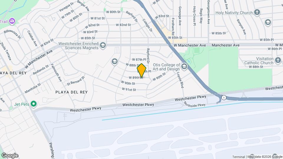 7330 W 89th St Map and Location Details