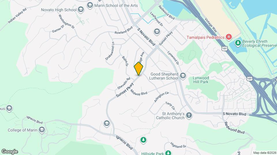 123 Sunset Pkwy, Unit A Map and Location Details