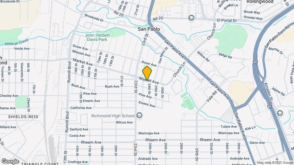 2380 Market Ave Map and Location Details