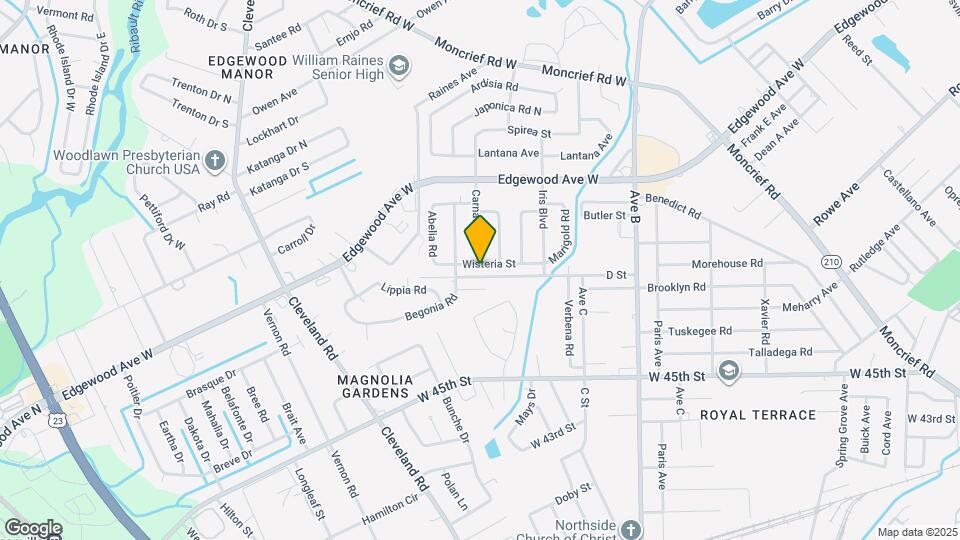 2584 Wisteria St Map and Location Details