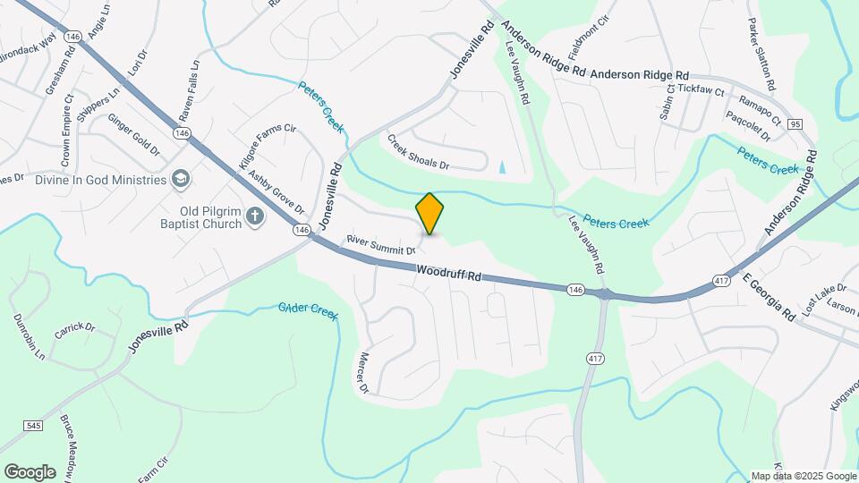 402 River Summit Dr Mapa y Detalles de la Ubicación