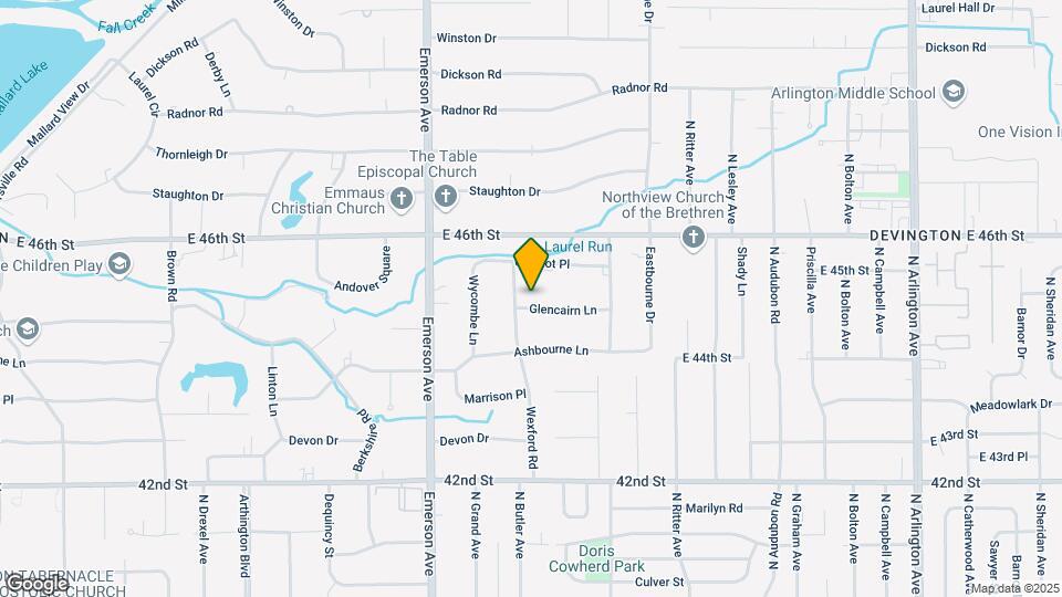 5318 Glencairn Ln Map and Location Details