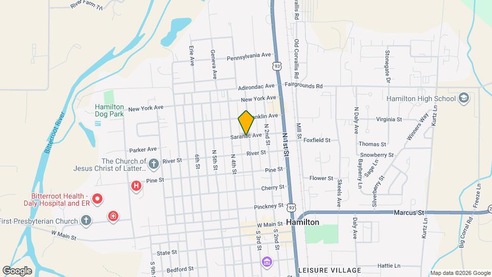 519 N 3rd St Map and Location Details