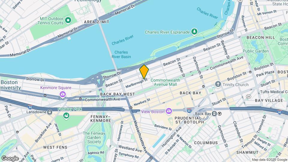 353 Marlborough St Map and Location Details
