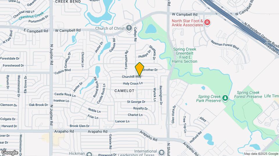 2714 Churchill Way Map and Location Details