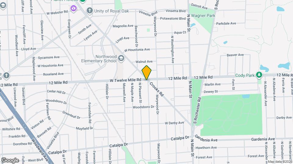 1723 Edgewood Dr Mapa y Detalles de la Ubicación