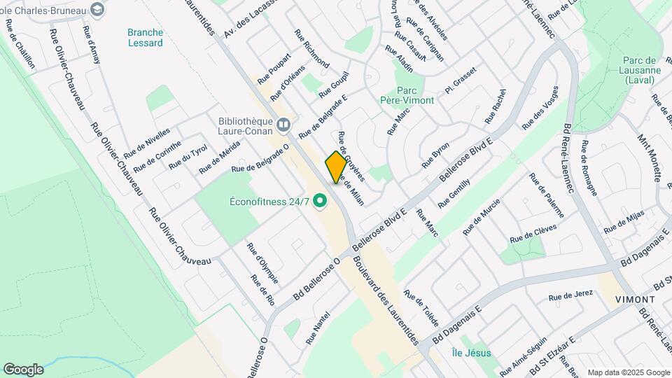 2215 Des Laurentides Boul Map and Location Details