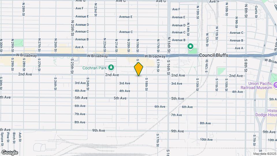 203 S 19th St Map and Location Details