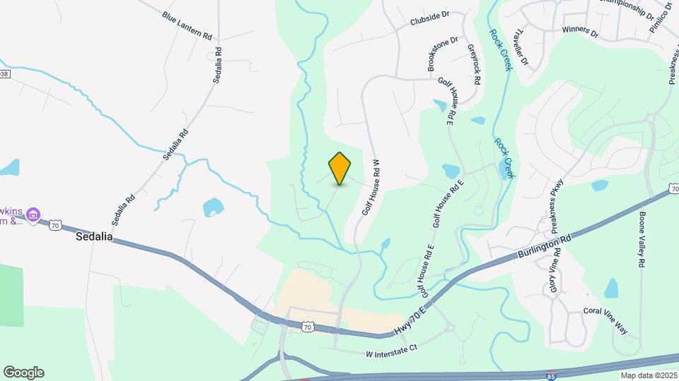 821 Creek Crossing Trail Map and Location Details