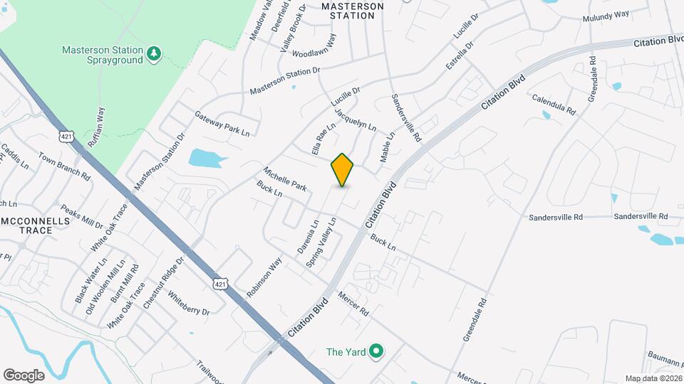 333 Spring Valley Ln Map and Location Details