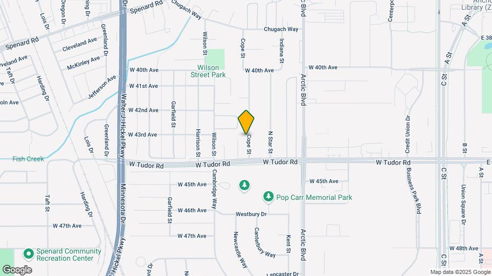 4306 Cope St Map and Location Details