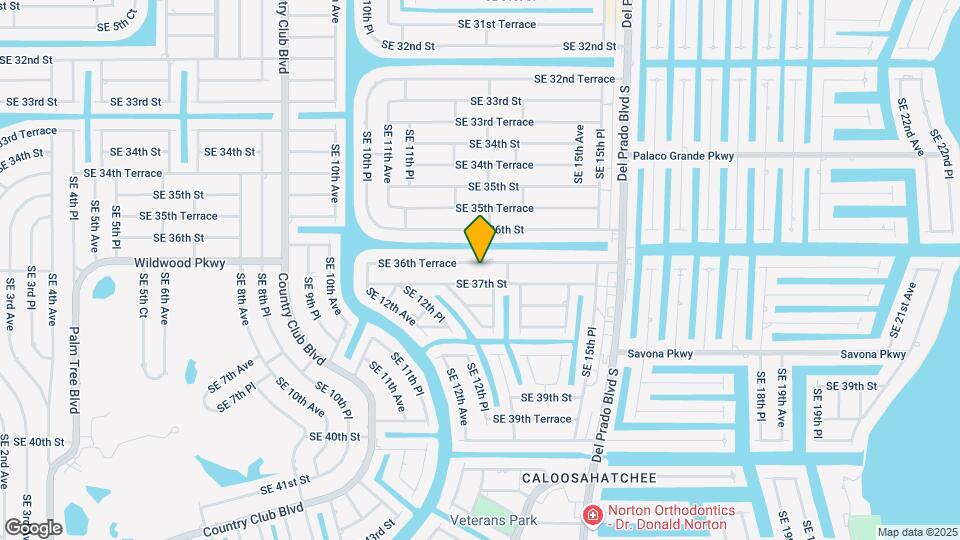 1210 SE 36th Terrace Map and Location Details