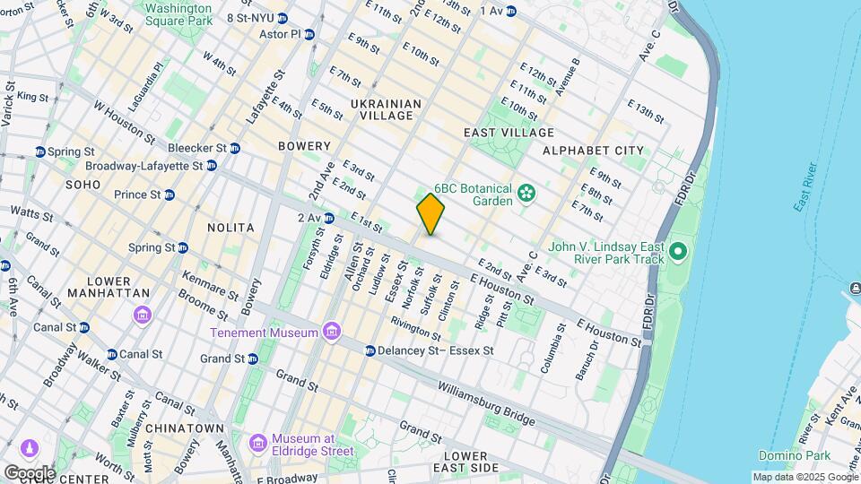 157 E Second St Mapa y Detalles de la Ubicación