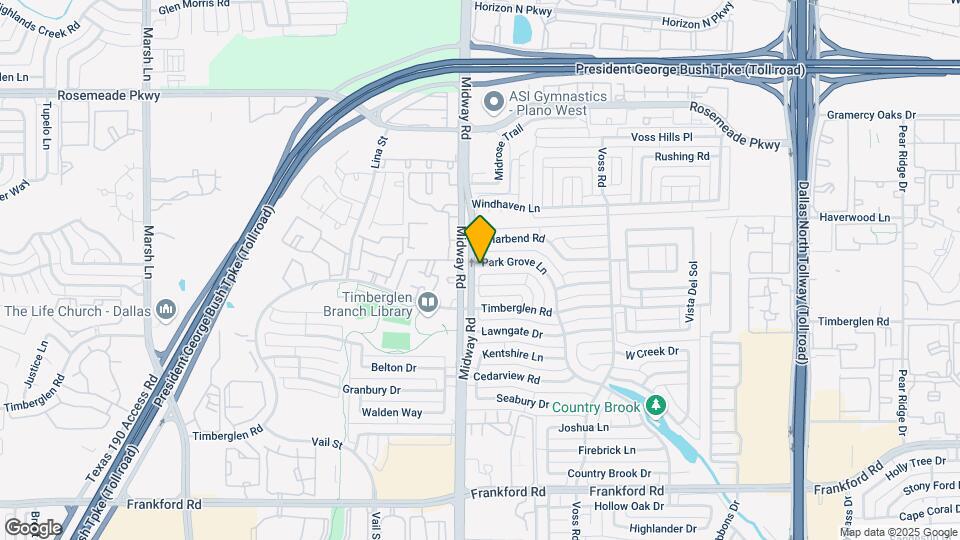 18847 Park Grove Ln Map and Location Details