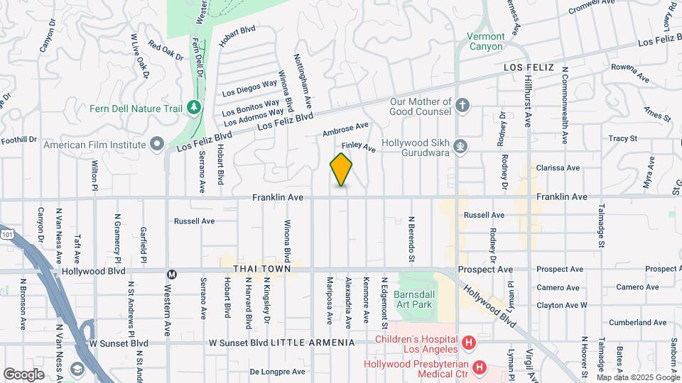 5007 Franklin Ave Map and Location Details