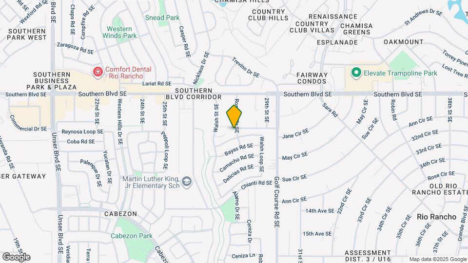 1107 Rosarito Dr SE Map and Location Details
