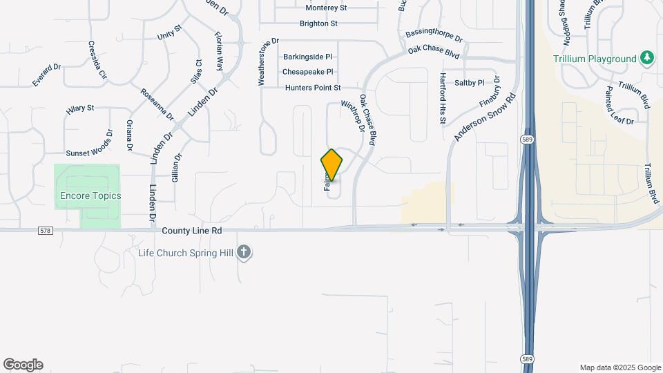 184 Fairmont Dr Map and Location Details