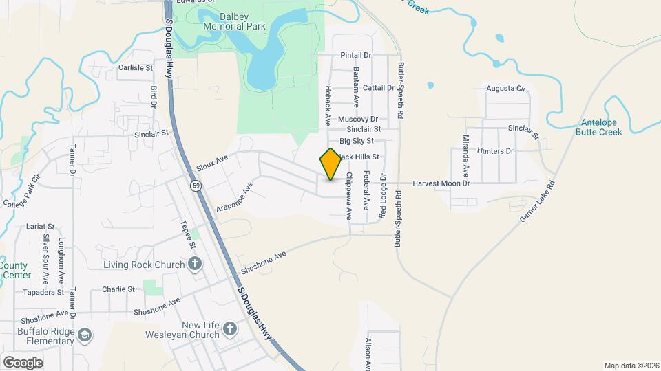 1209 Sioux Ave Map and Location Details