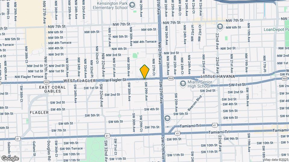 2900 W Flagler St Map and Location Details