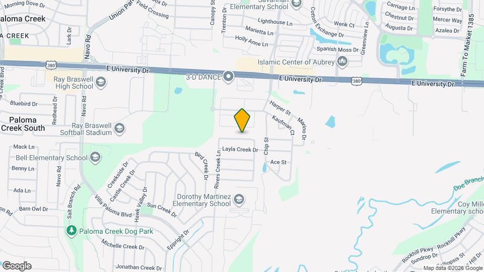 3109 Walker Creek Dr Mapa y Detalles de la Ubicación