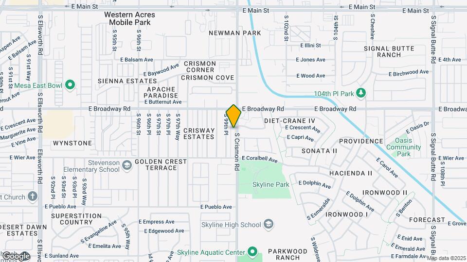 450 S Crismon Rd Map and Location Details