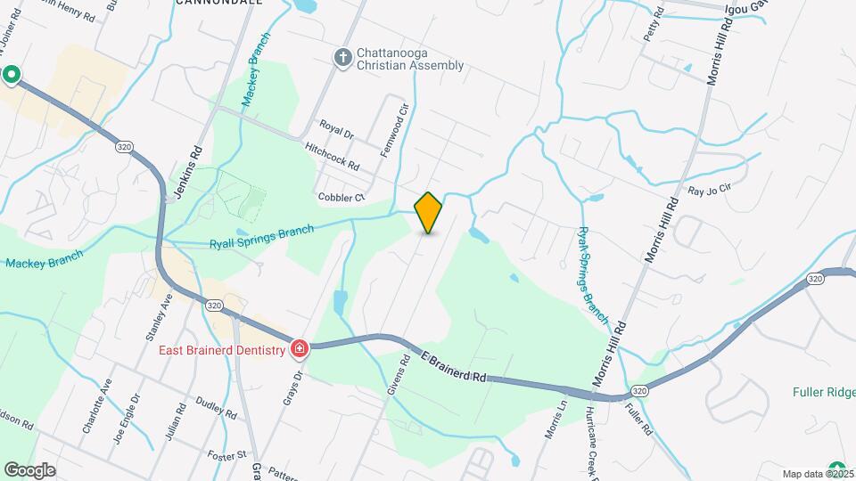 1160 Greens Rd Map and Location Details