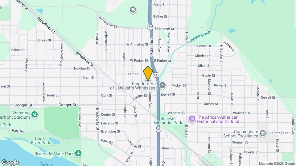 1011 Logan Ave Map and Location Details
