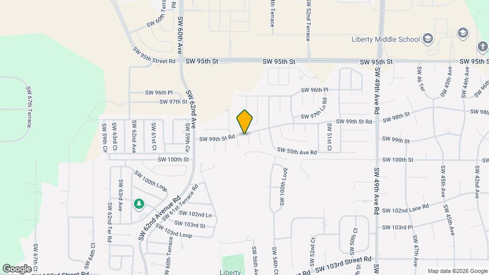 9880 SW 56th Ave Map and Location Details