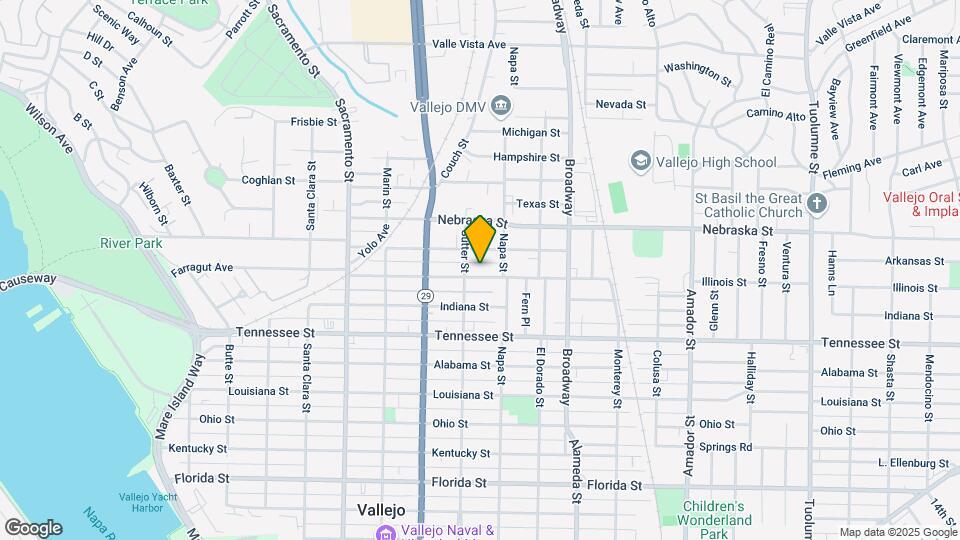 406 Illinois St Map and Location Details