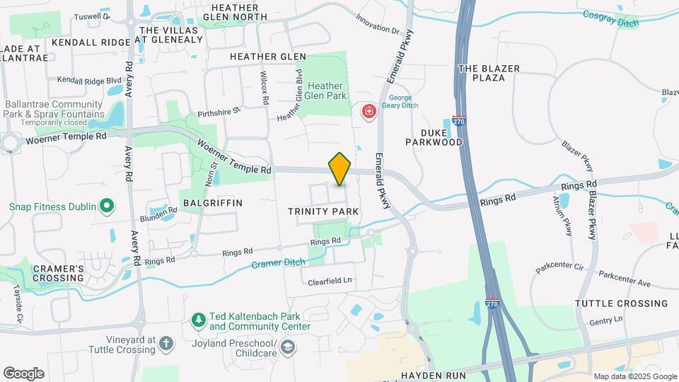 5815 Castleknock Rd Map and Location Details