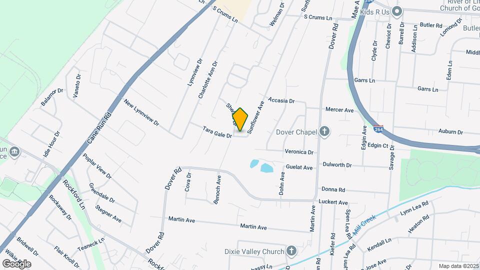 3105 Tara Gale Dr Map and Location Details