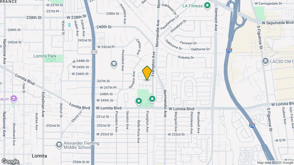 24630 Magnolia Pl Map and Location Details