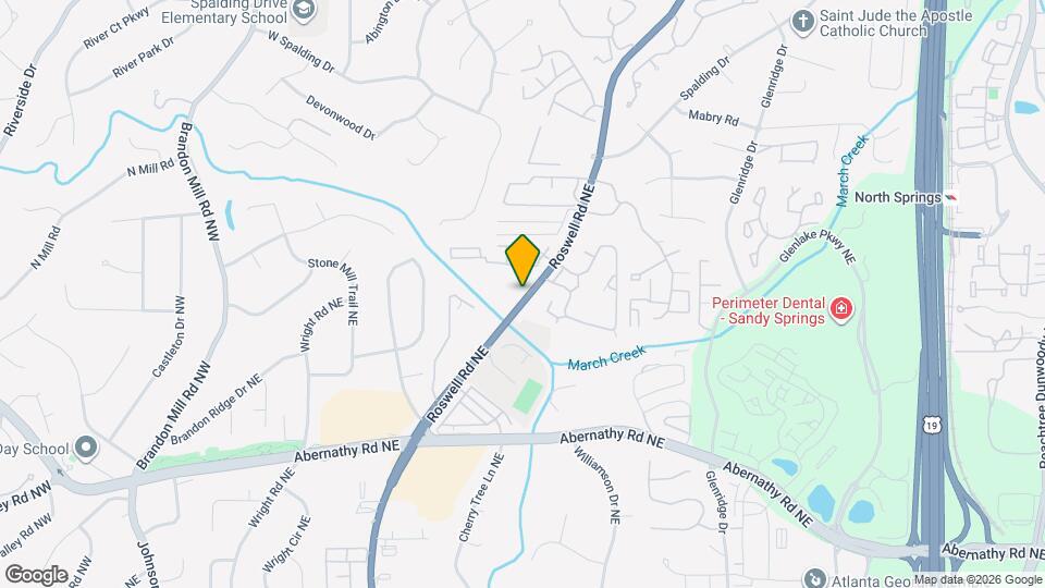Plantation Creek Apartments Map and Location Details