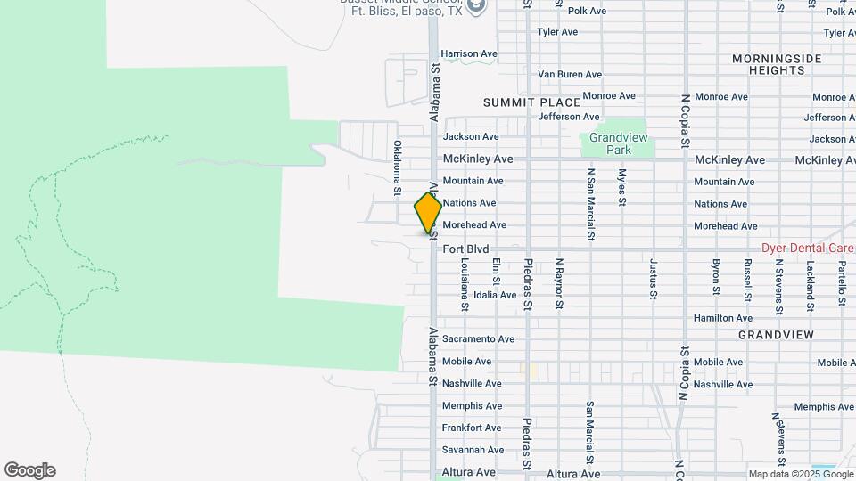 2527 Fort Blvd, Unit A Map and Location Details