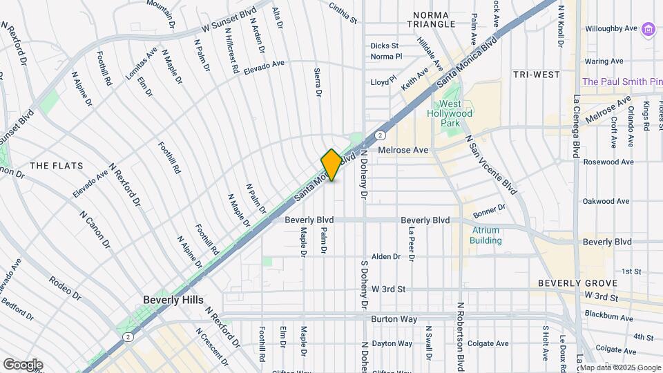 450-460 N Palm Dr Map and Location Details