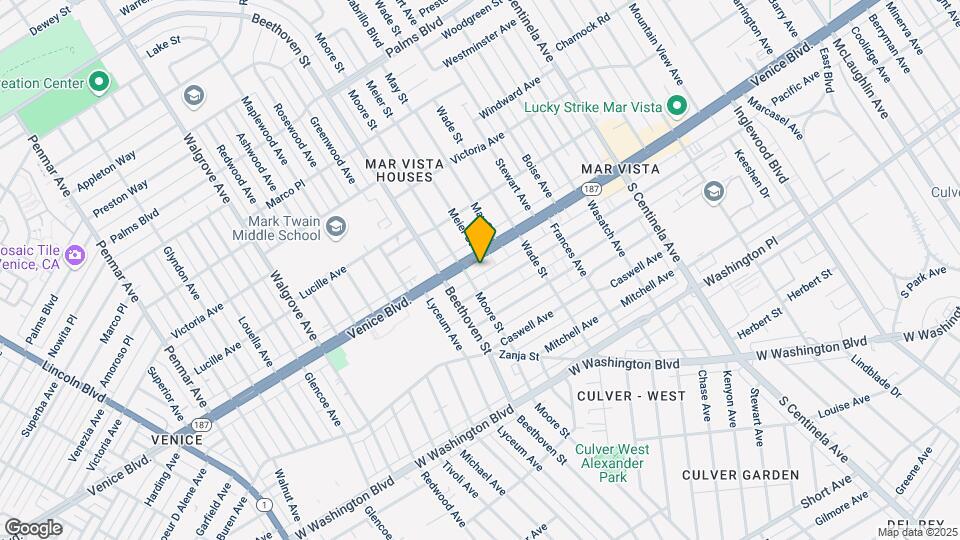 12766 Venice Blvd Mapa y Detalles de la Ubicación