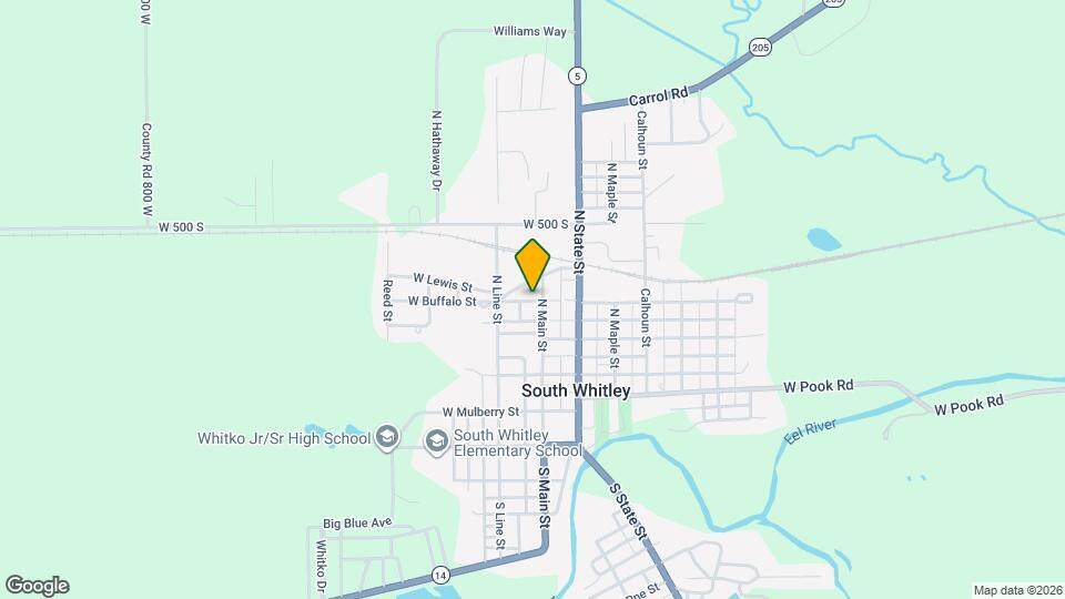 301 N Main St Map and Location Details