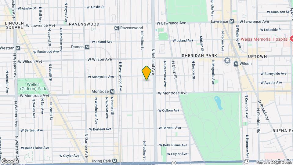 4435 N Paulina St, Unit 2s Map and Location Details