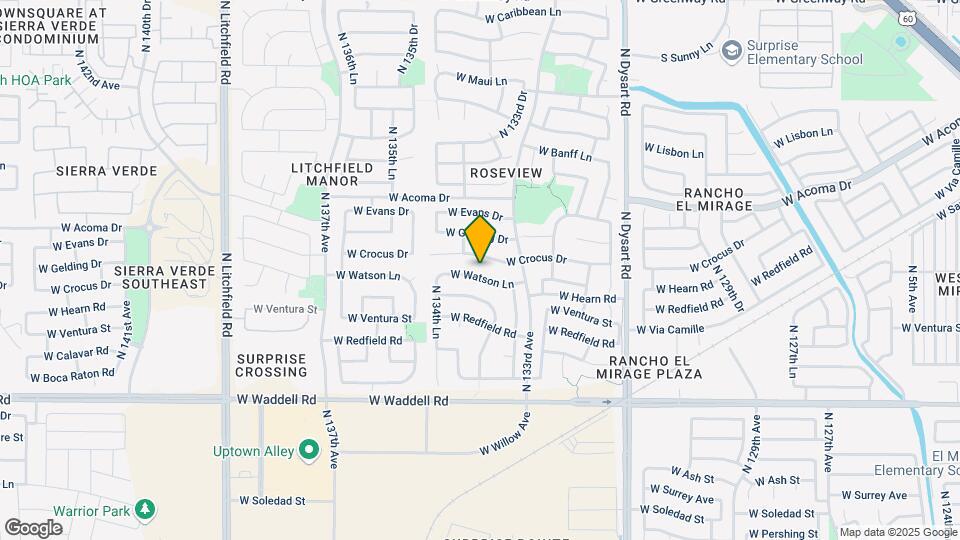 13390 W Watson Ln Mapa y Detalles de la Ubicación
