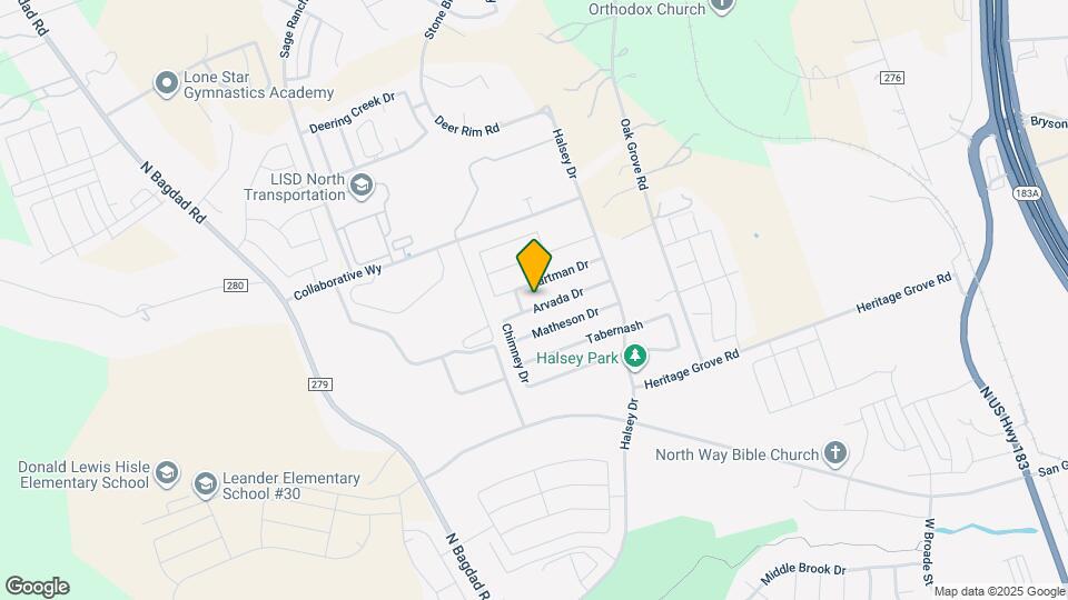1025 Arvada Dr Map and Location Details