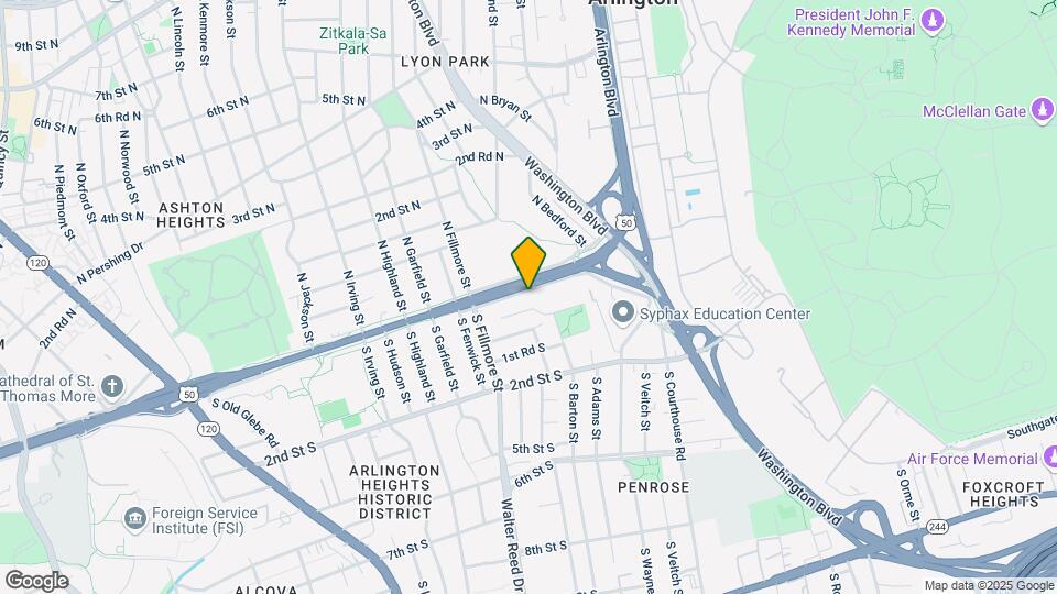 2608 Arlington Blvd Map and Location Details