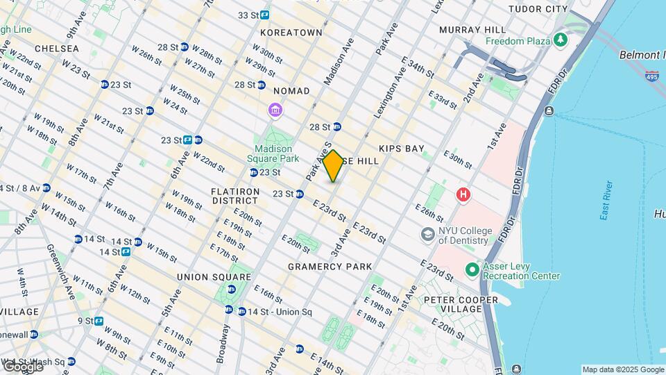 50 Lexington Ave Map and Location Details