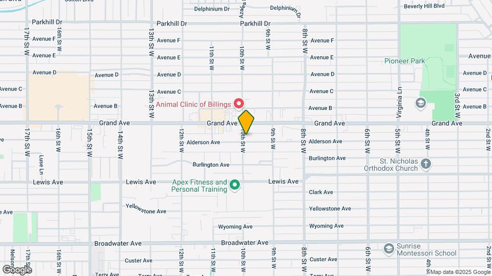 945 Alderson Ave Map and Location Details