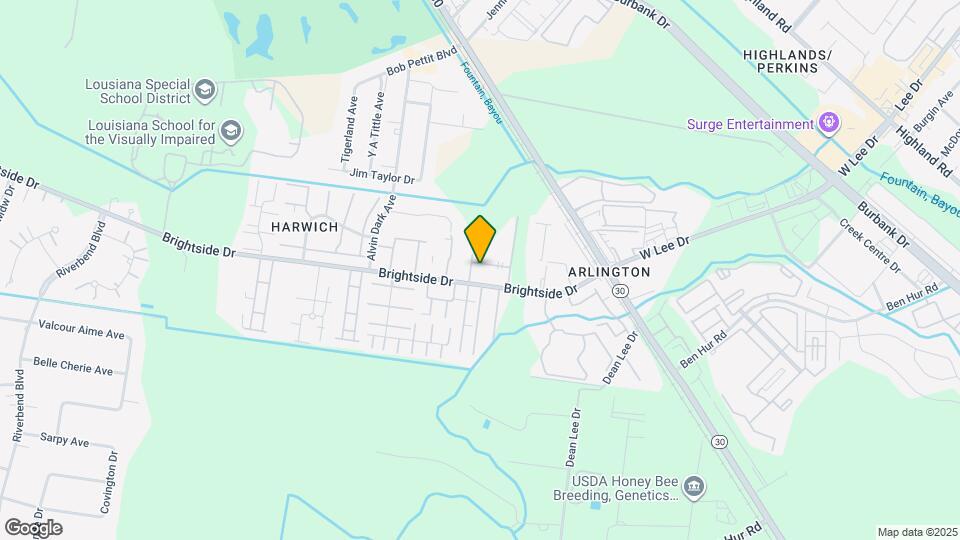 1710 Brightside Dr, Unit B Map and Location Details