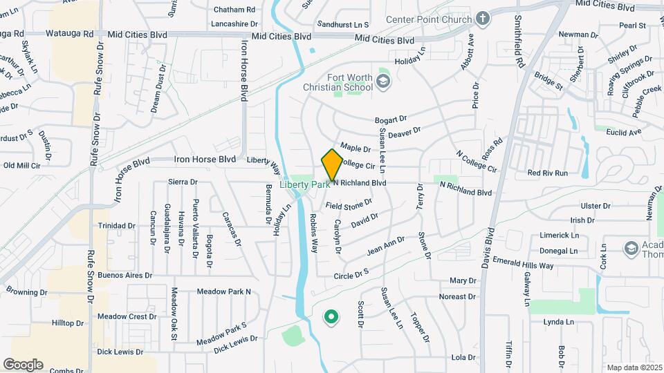 7500 N Richland Blvd Map and Location Details